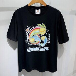 Casablanca Manga Tennis Ball Black T-Shirt